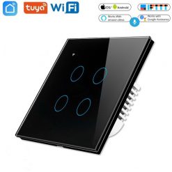 Cong Tac Tuya Wifi Hinh Vuong Mau Den