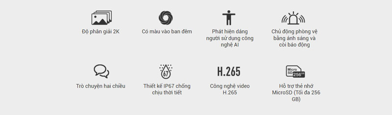 Camera Wifi Ngoai Troi 3mp Ezviz C3tn Outpro 3