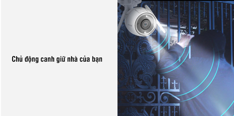Camera Wifi Ngoai Troi 3mp Ezviz C3tn Outpro 7
