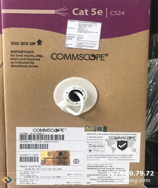 Cap Mang Commscope Cat5e Utp 1 1320